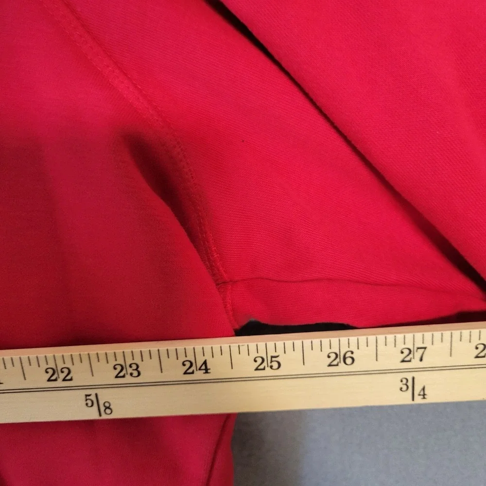 Canada Canadiana‎ Mens Red Graphic Maple Leaf Full Zip Hoodie Jacket Size 4X